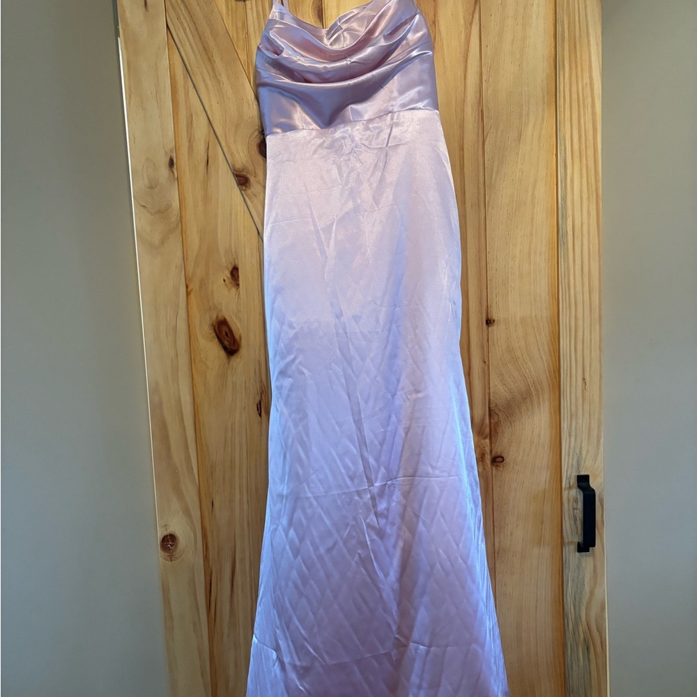 Elegant Lavender Wedding Dress